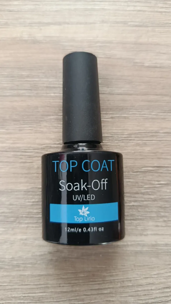 Top Coat Top Lírio Soak-Off UV/LED 12ml