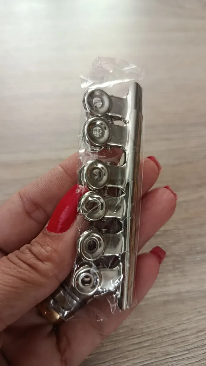 Kit Presilhas Metálicas para Curvatura de Unhas