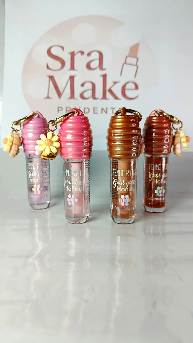 Gloss chaveiro mel