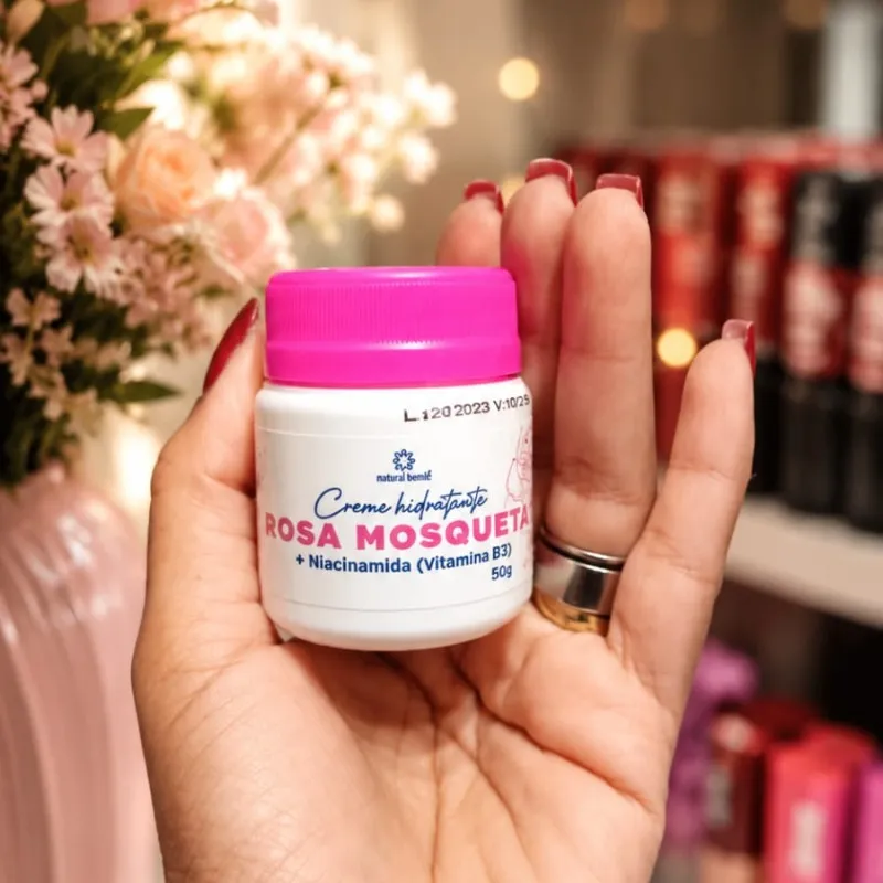 Creme de Rosa mosqueta - clareador de manchas