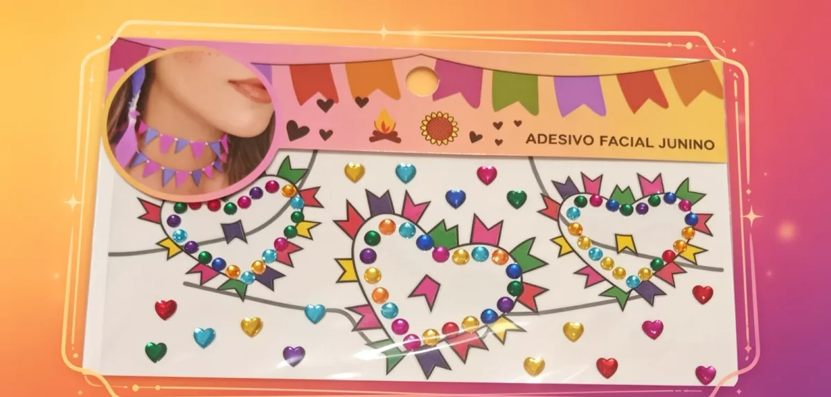 Adesivos juninos. Mod 7
