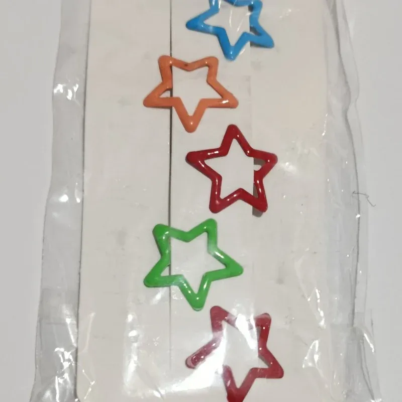 Presilhas de estrela com 6 unidades