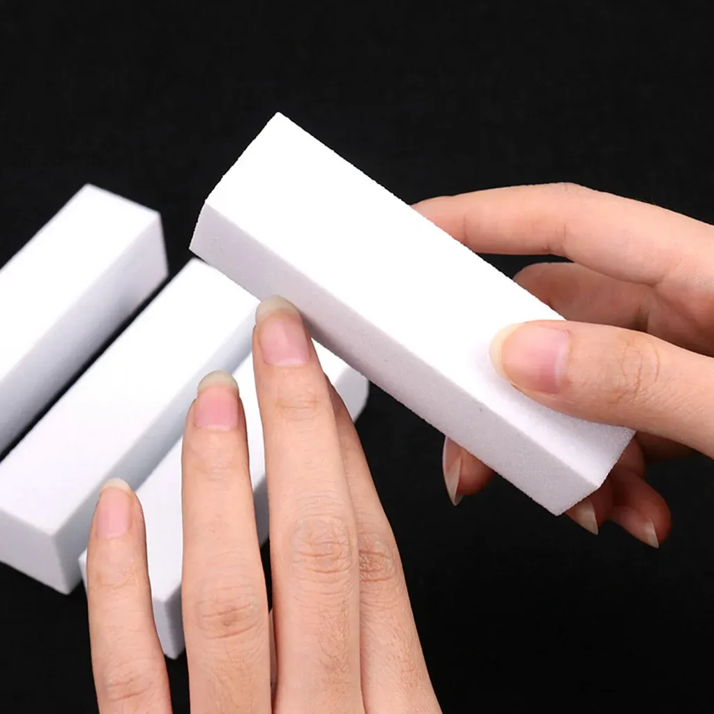 Bloco Polidor Branco para Unhas